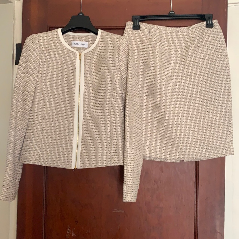 Calvin Klein Jacket and Skirt Suit